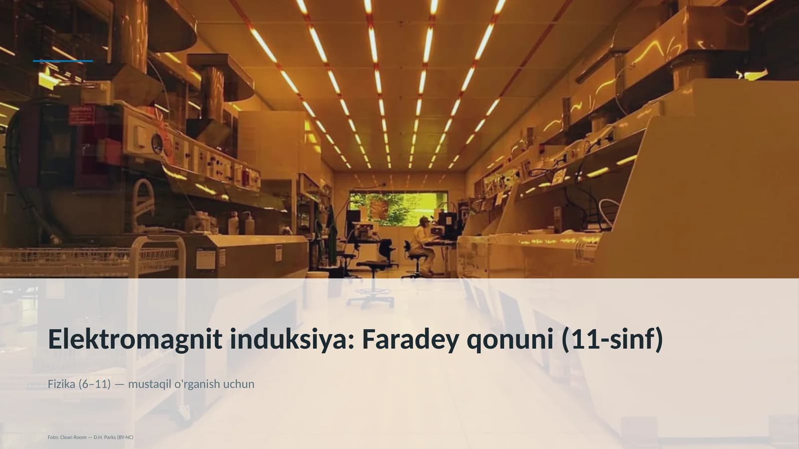 Elektromagnit induksiya: Faradey qonuni (11-sinf)