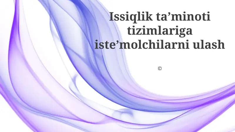 Isitish Tizimlari