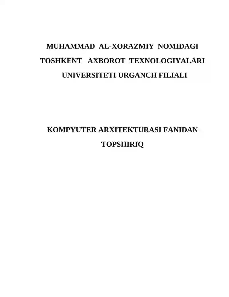 VIRTUAL YADROLI PROTSESSOR ISH TARTIBINI O‘RGANISH VA SHAXSIY KOMPYUTERDA VIRTUAL YADRO HOSIL QILISH