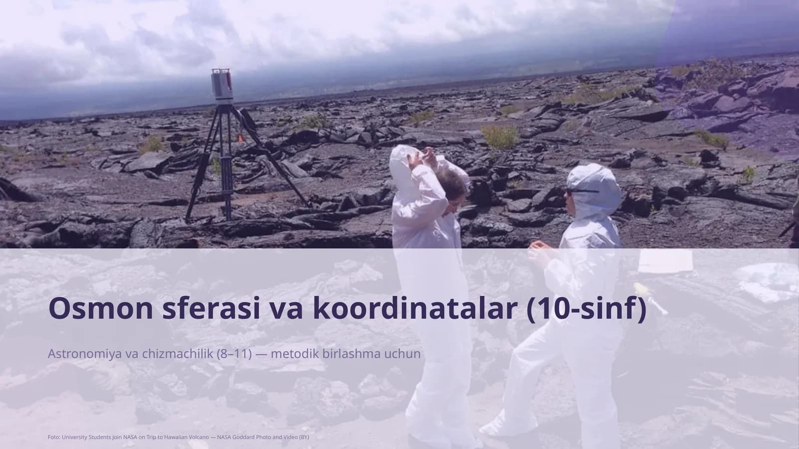 Osmon sferasi va koordinatalar (10-sinf)
