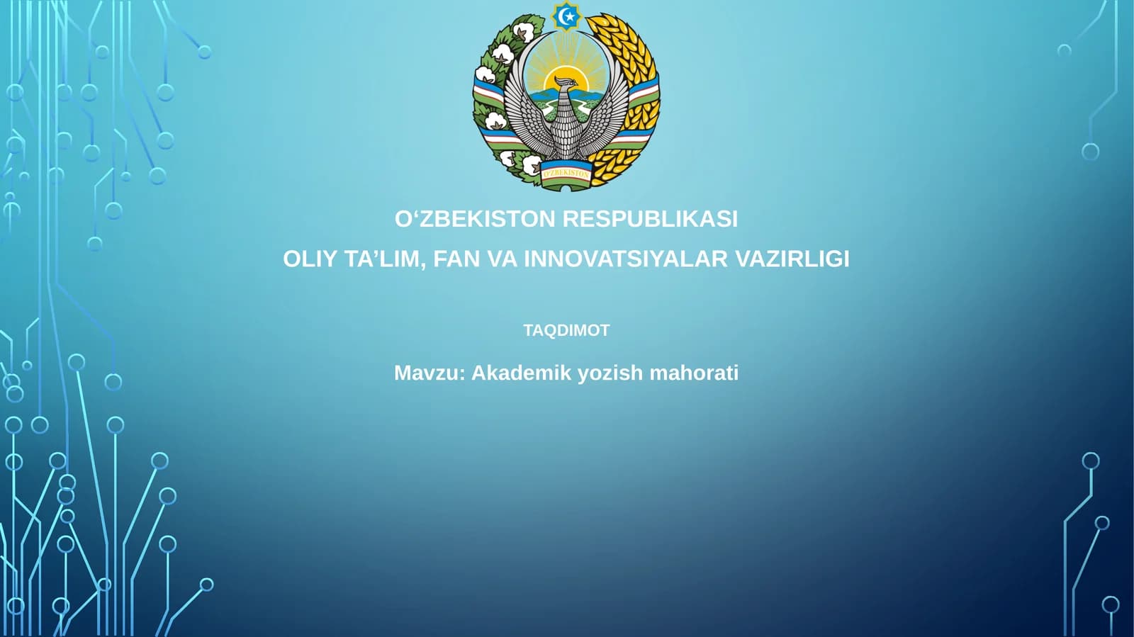 Akademik yozuvning asoslari