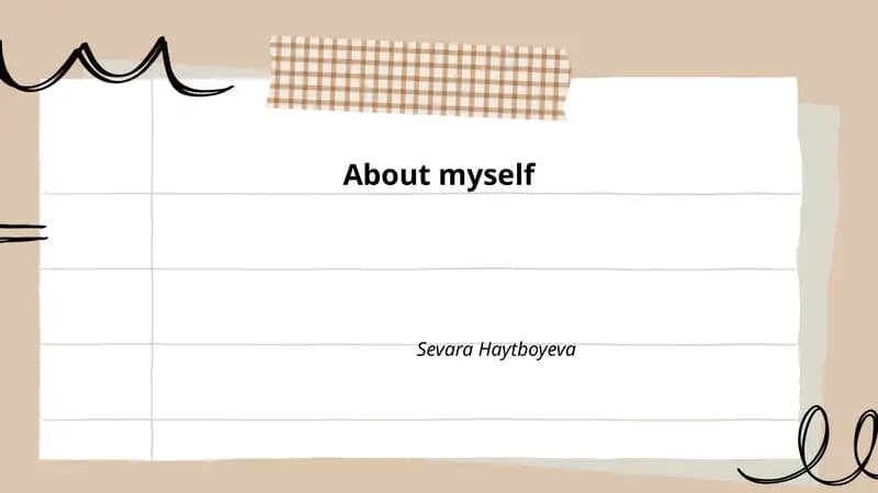 About Myself