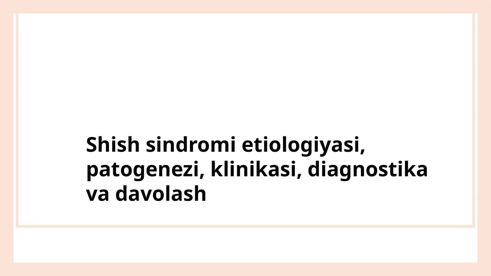 Shish sindromi