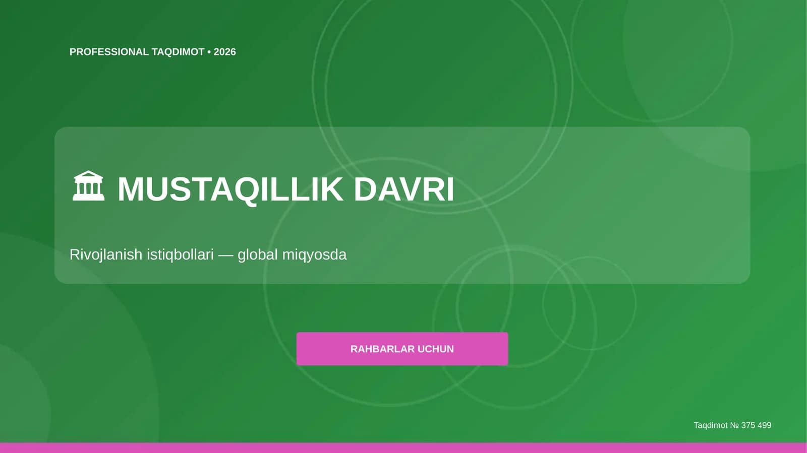 MUSTAQILLIK DAVRI