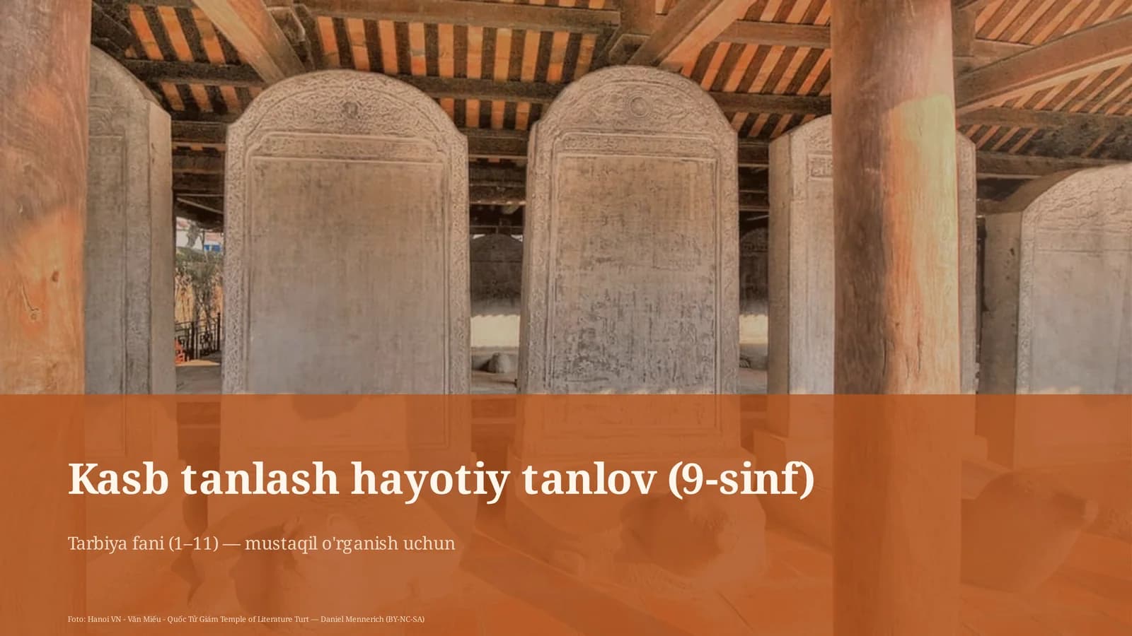 Kasb tanlash hayotiy tanlov (9-sinf)