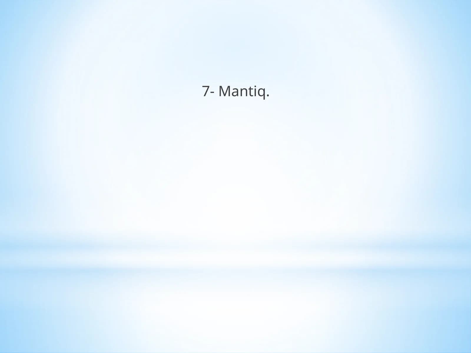 Mantiq