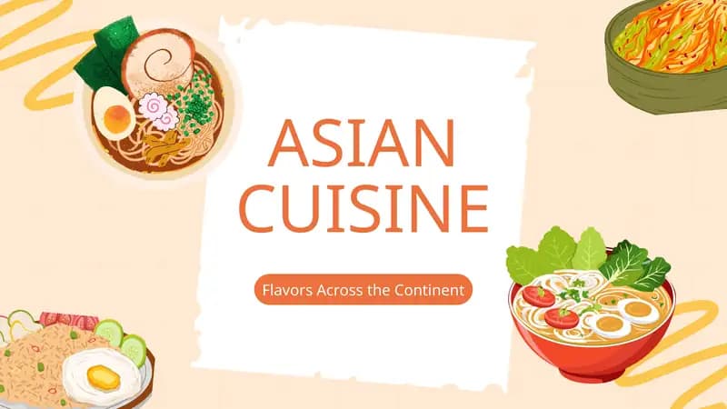 Asian CUISINE