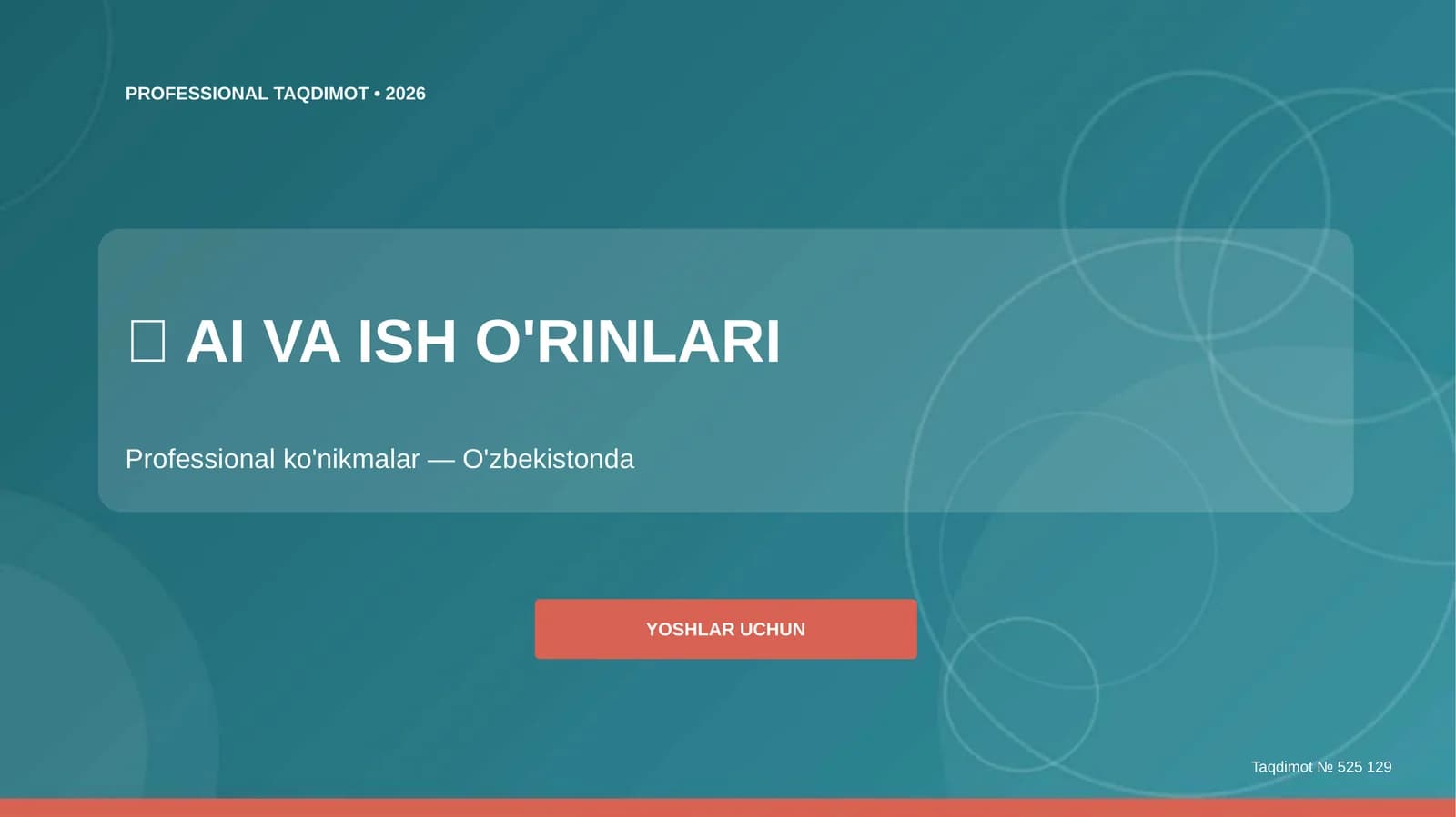 AI va ish o'rinlari: professional ko'nikmalar (O'zbekistonda)