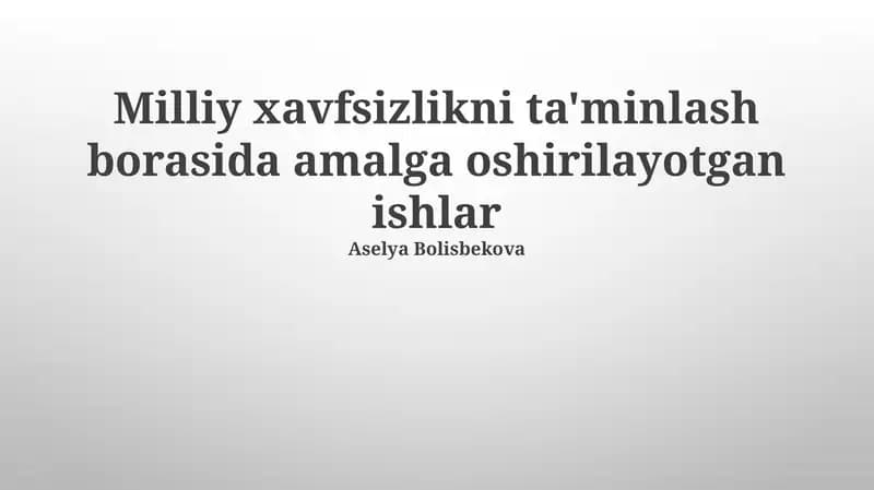 Chet El Razvedkasi va Terrorizmga Qarshi Kurash