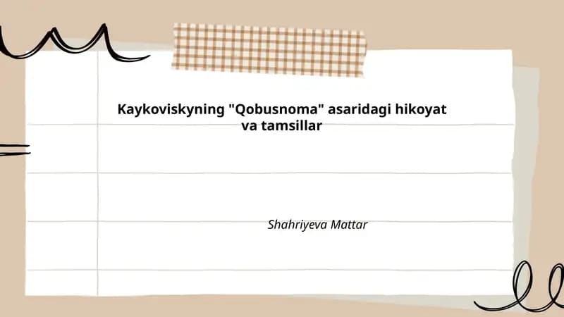 Qobusnoma