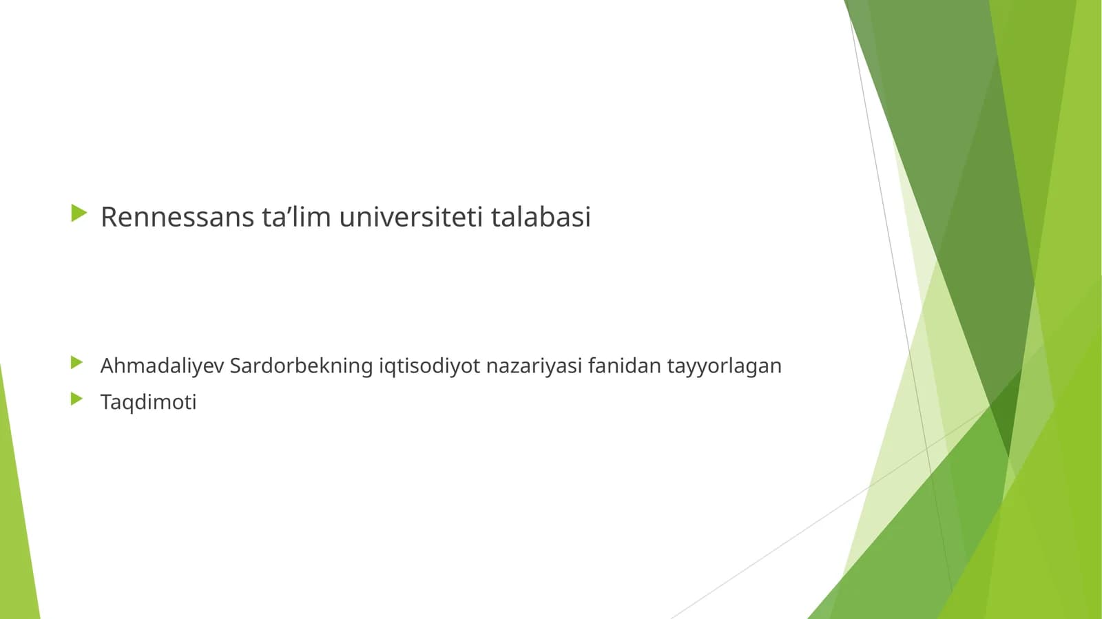 Klassik iqtisodiy maktabning vujudga kelishi