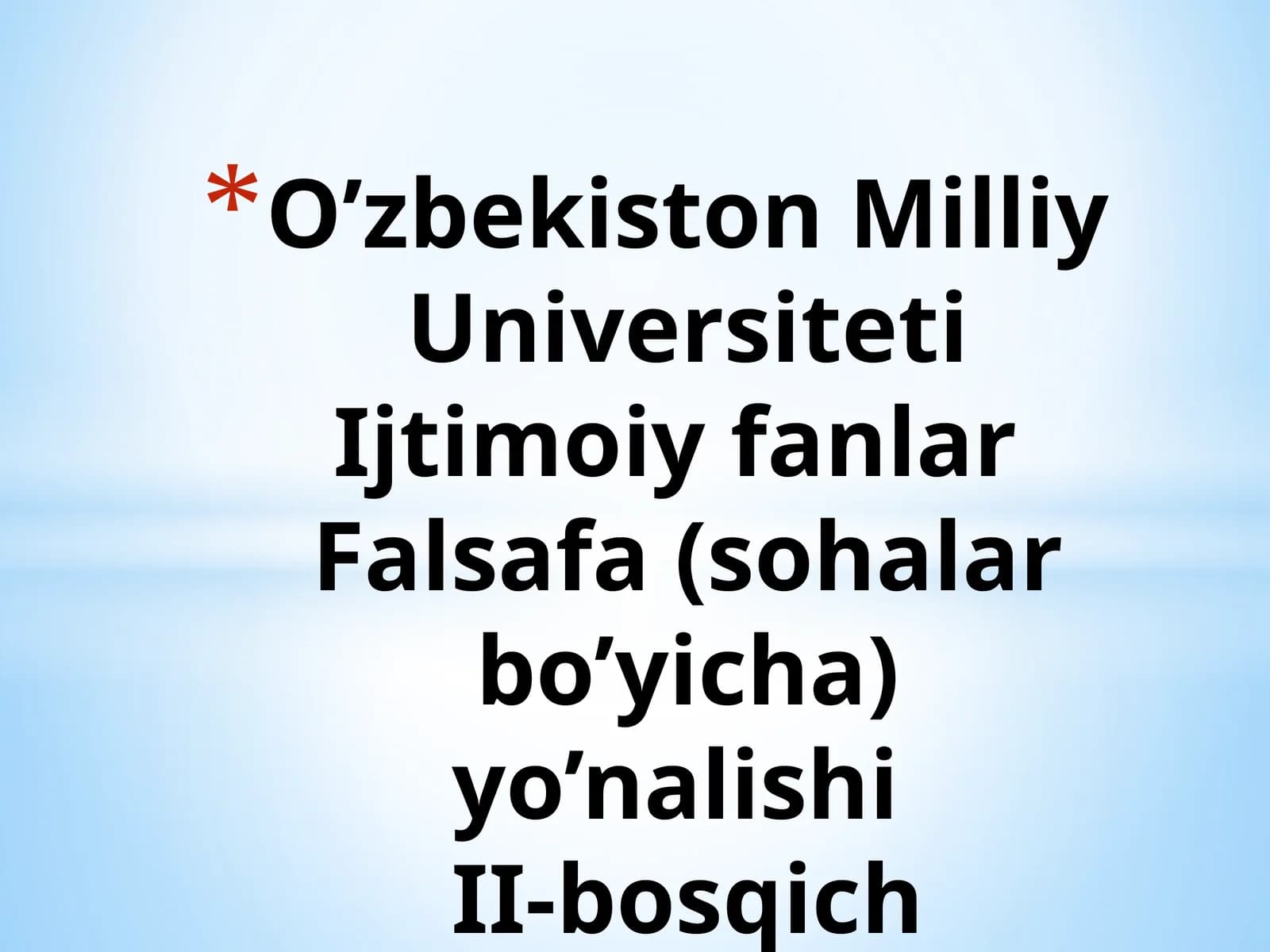 NOQULAY VAZIYATLARDAN CHIQISH