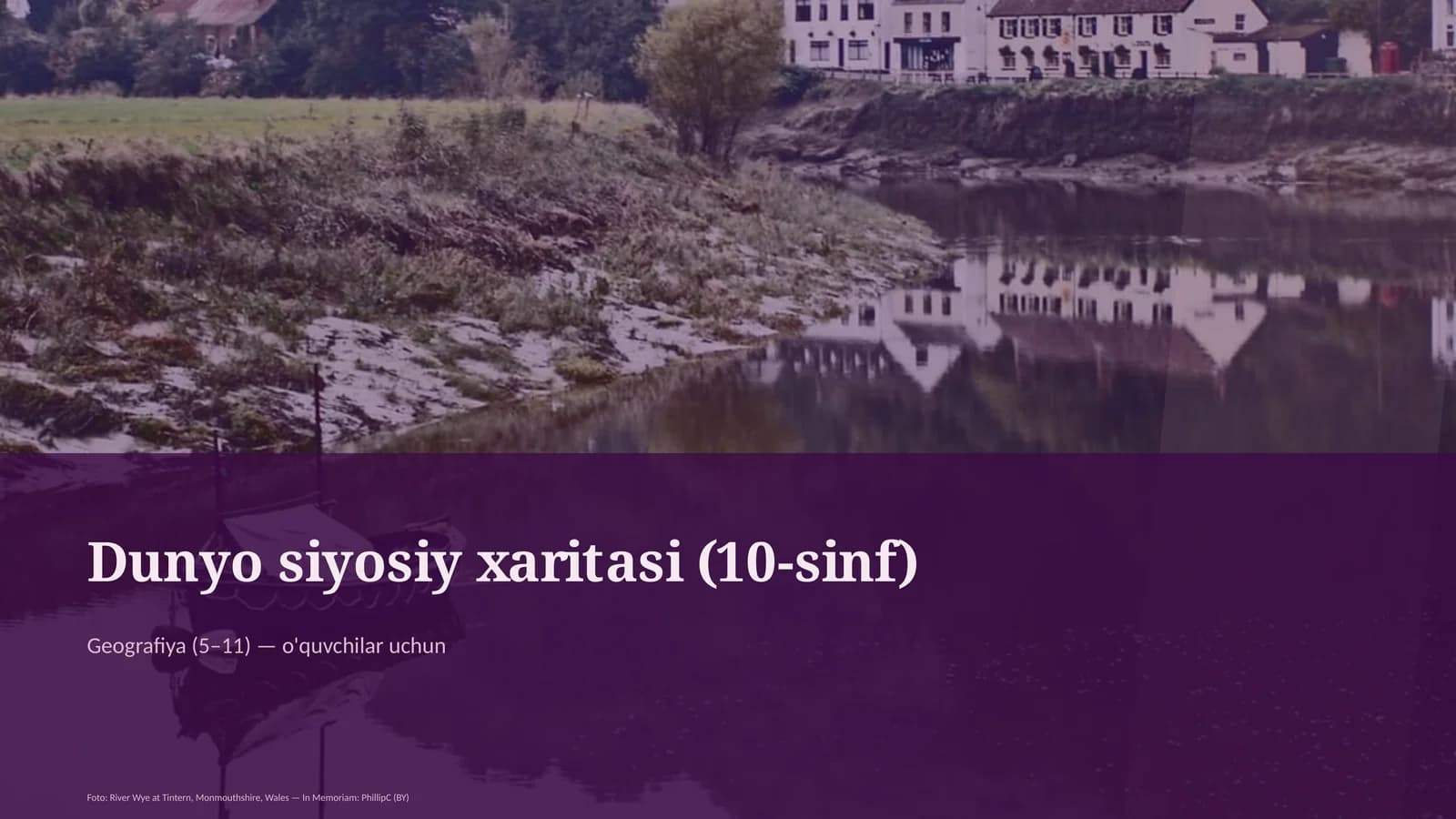 Dunyo siyosiy xaritasi (10-sinf)