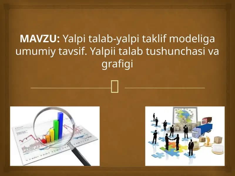 Yalpi talab-yalpi taklif modeli