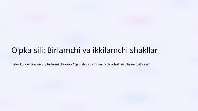 Sil kasalligi