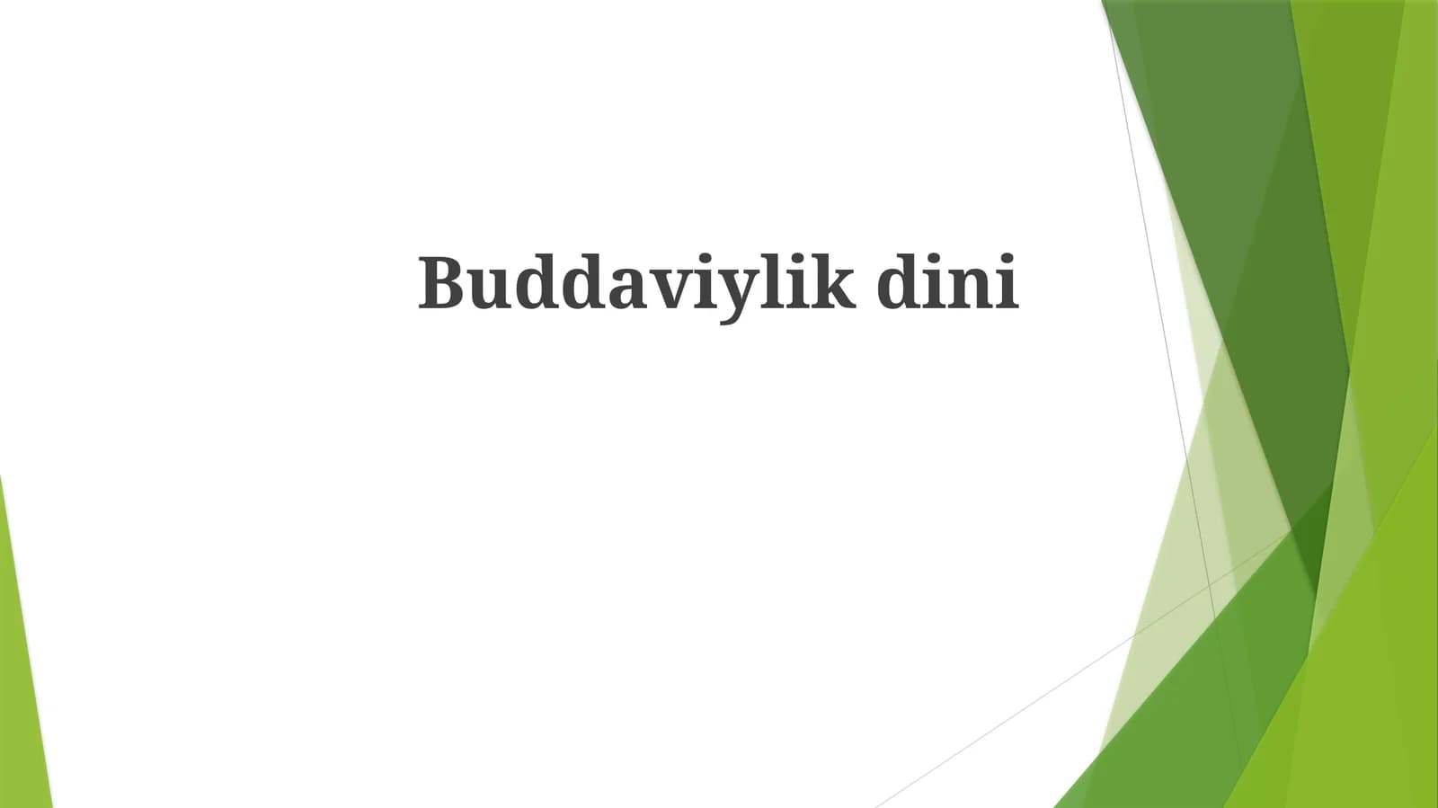 Buddaviylik  dini