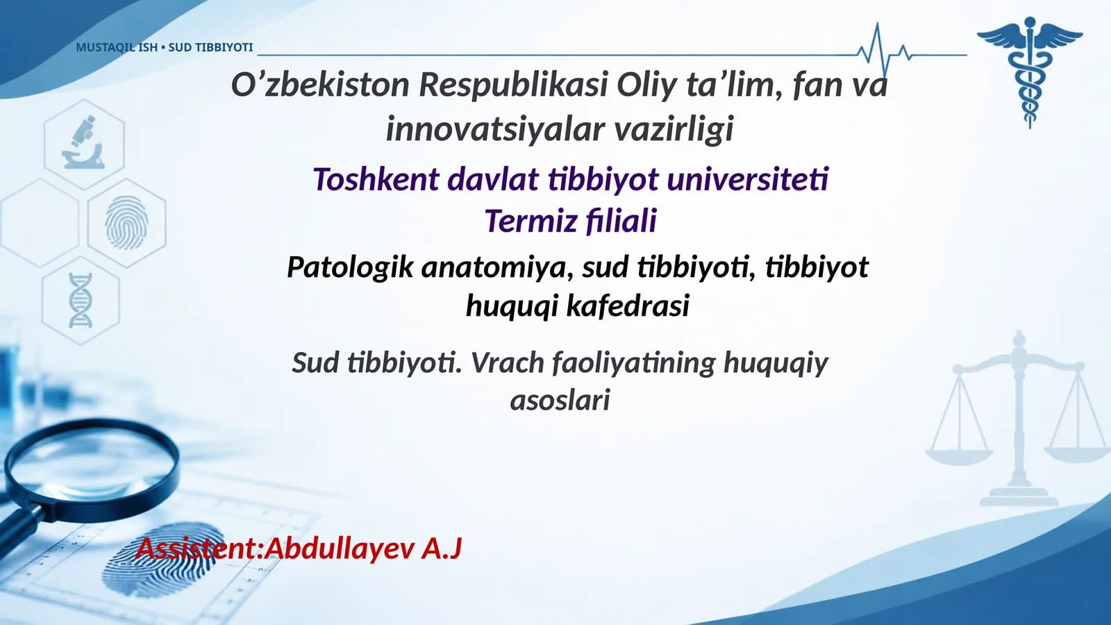 Zaharli ximikatlar haqida tushuncha va ularning sud-tibbiy tasnifi