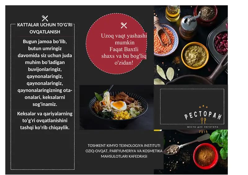 Keksalikda ovqatlanishning 10 qoidasi