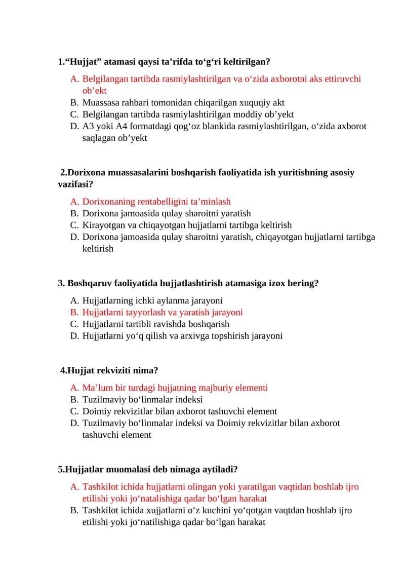 Hujjatlar muomalasi