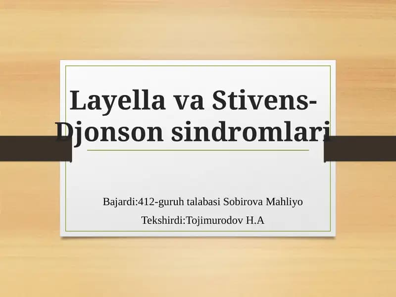 Layell sindromi