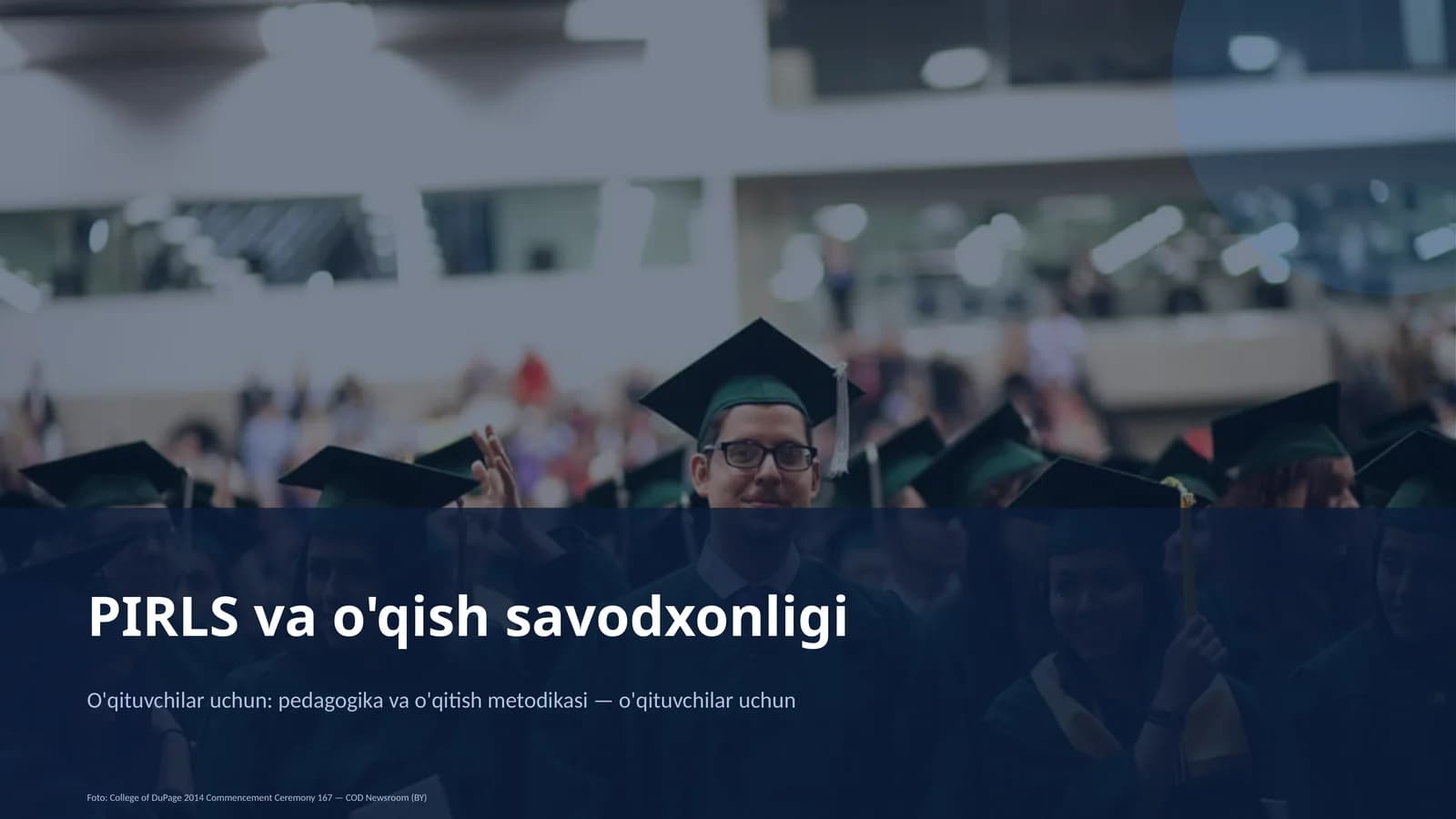 PIRLS va o'qish savodxonligi