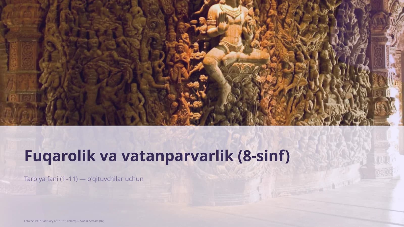 Fuqarolik va vatanparvarlik (8-sinf)