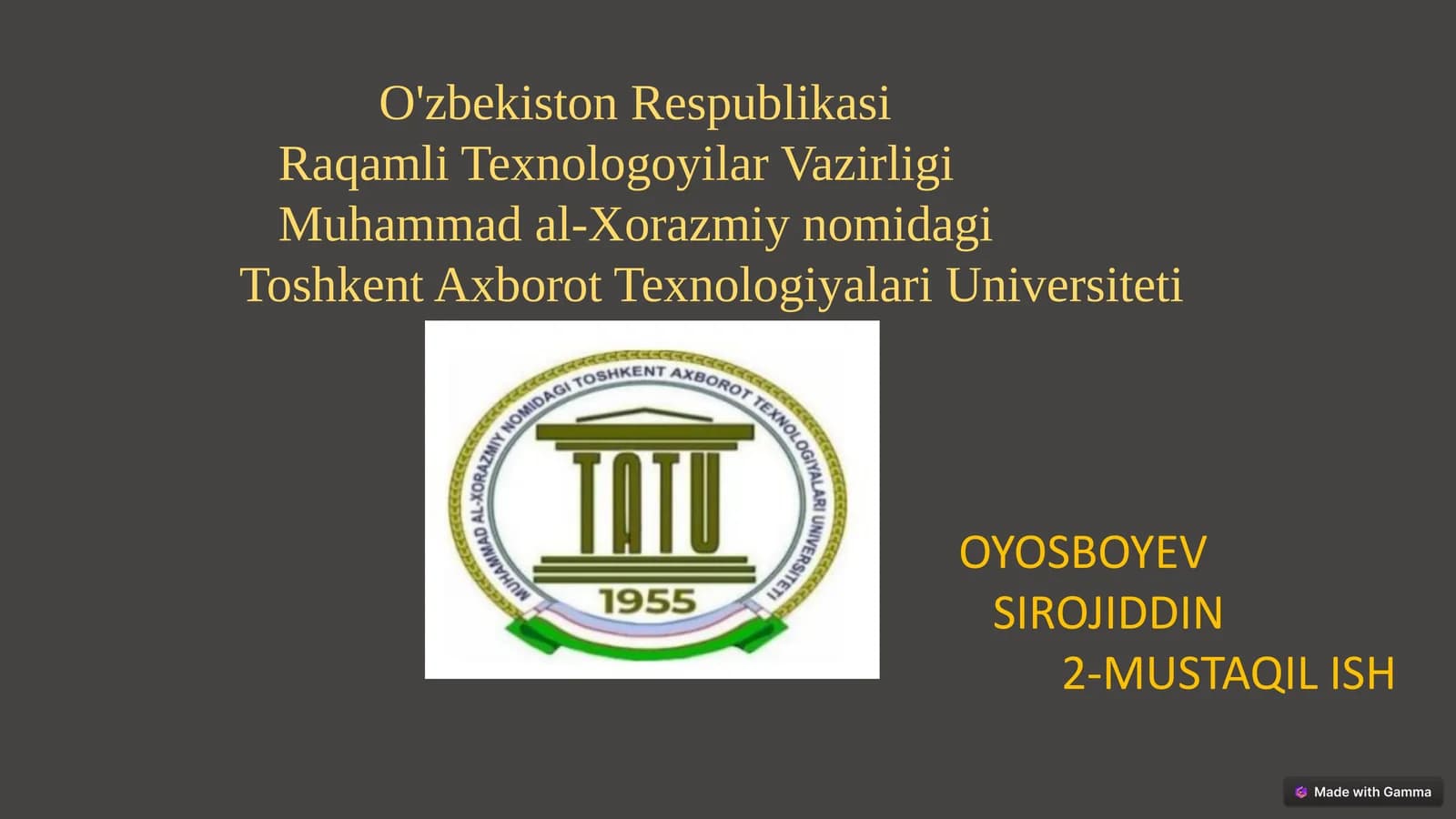 Dasturiy Vositalar va Xavfsizlik