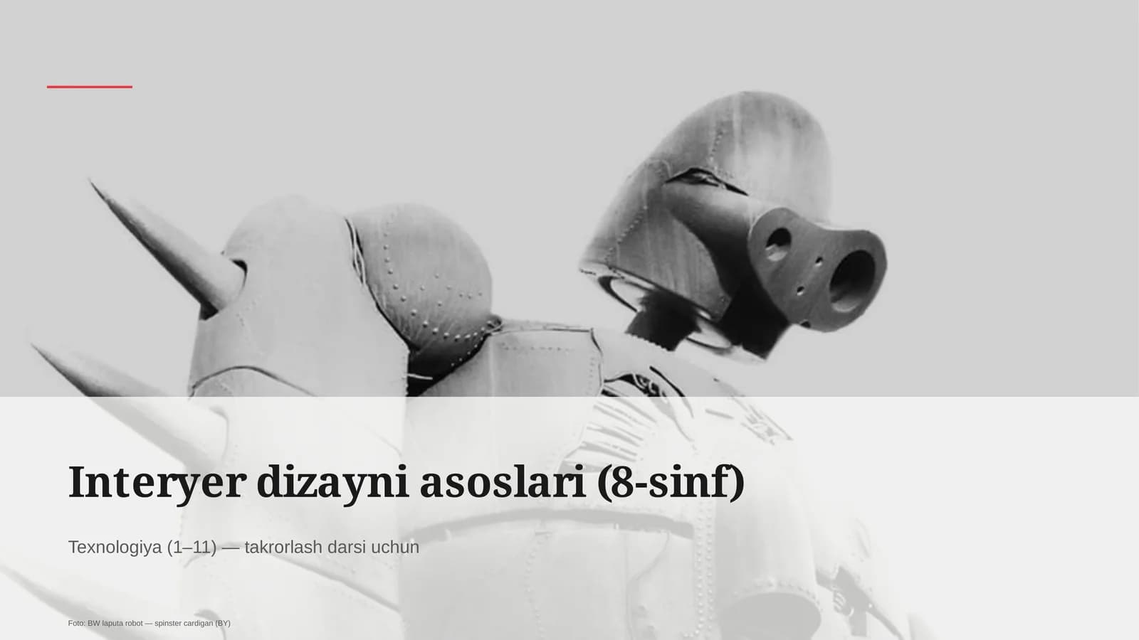 Interyer dizayni asoslari (8-sinf)