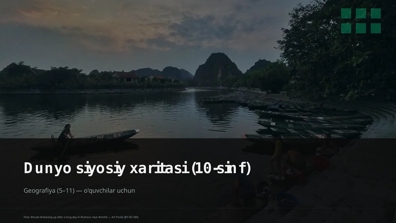 Dunyo siyosiy xaritasi (10-sinf)