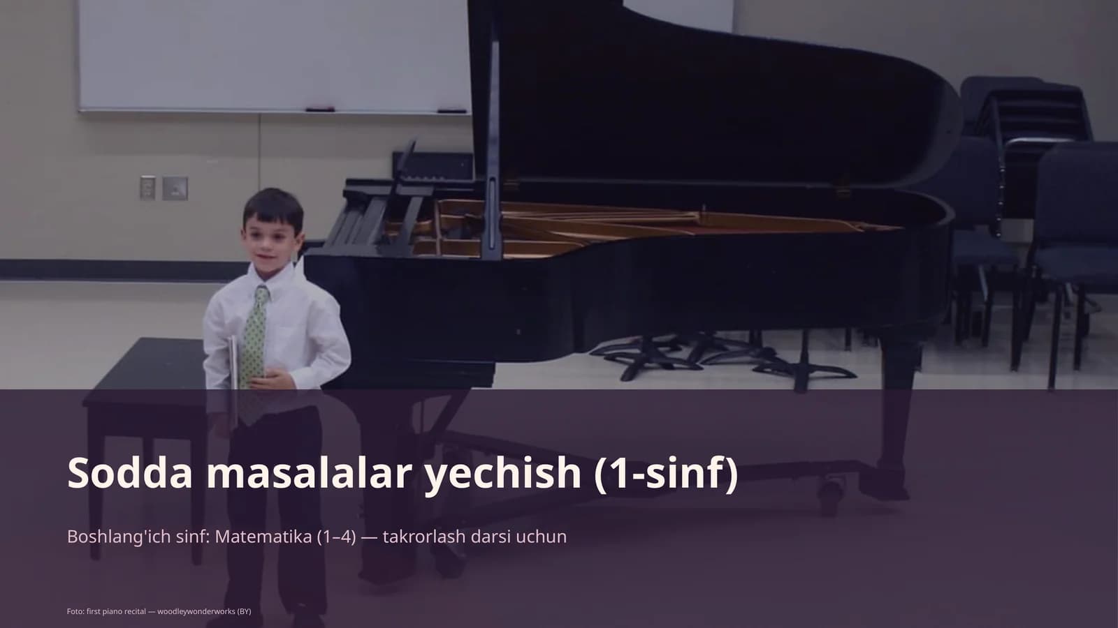 Sodda masalalar yechish (1-sinf)