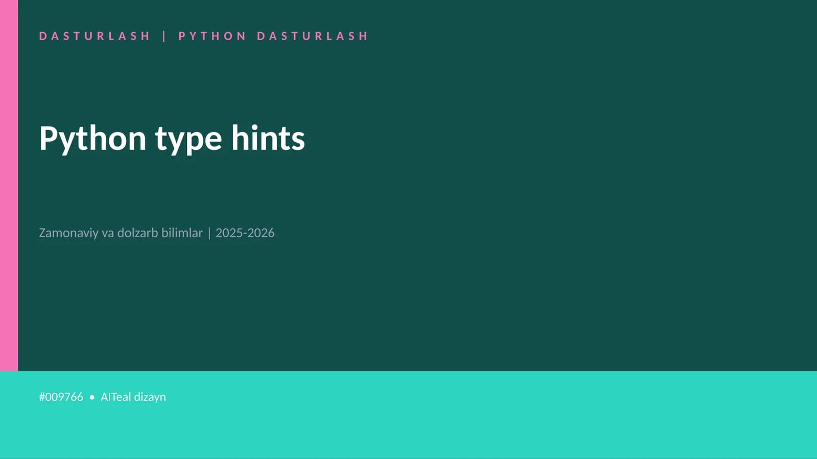 Python type hints