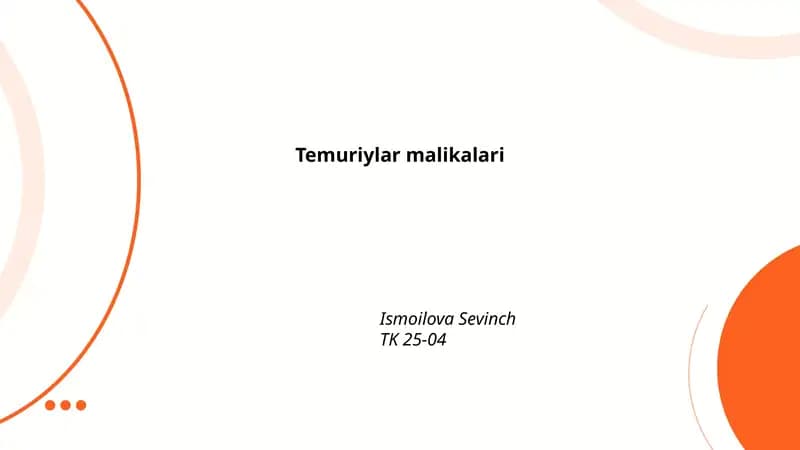 Temuriylar malikalari