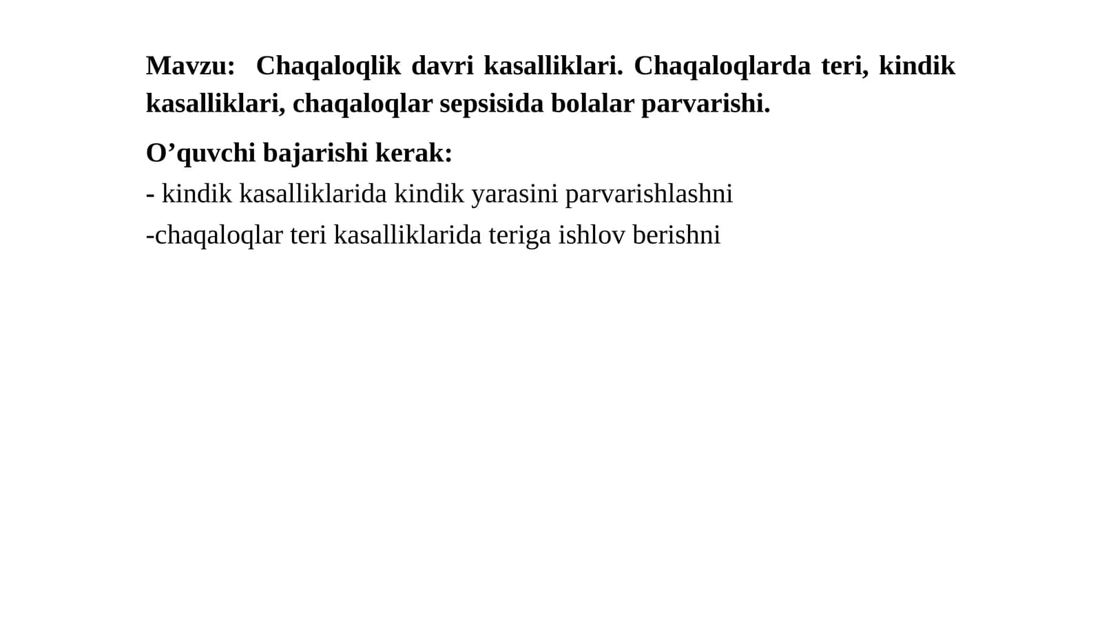 Chaqaloqlar Streptodermiyalari