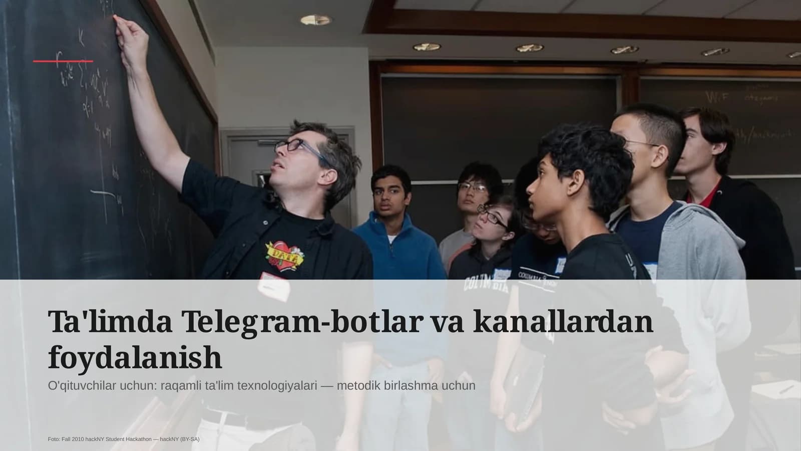 Ta'limda Telegram-botlar va kanallardan foydalanish