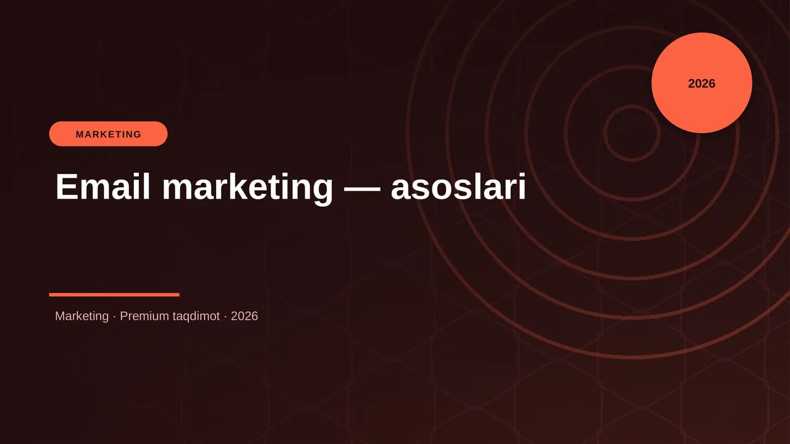 Email marketing — asoslari