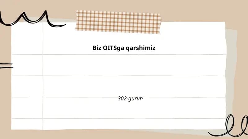 OITS (oxirgi bosqichidagi HIV infeksiyasi) haqida ma'lumotlar