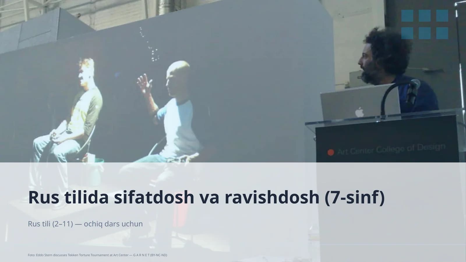 Rus tilida sifatdosh va ravishdosh (7-sinf)