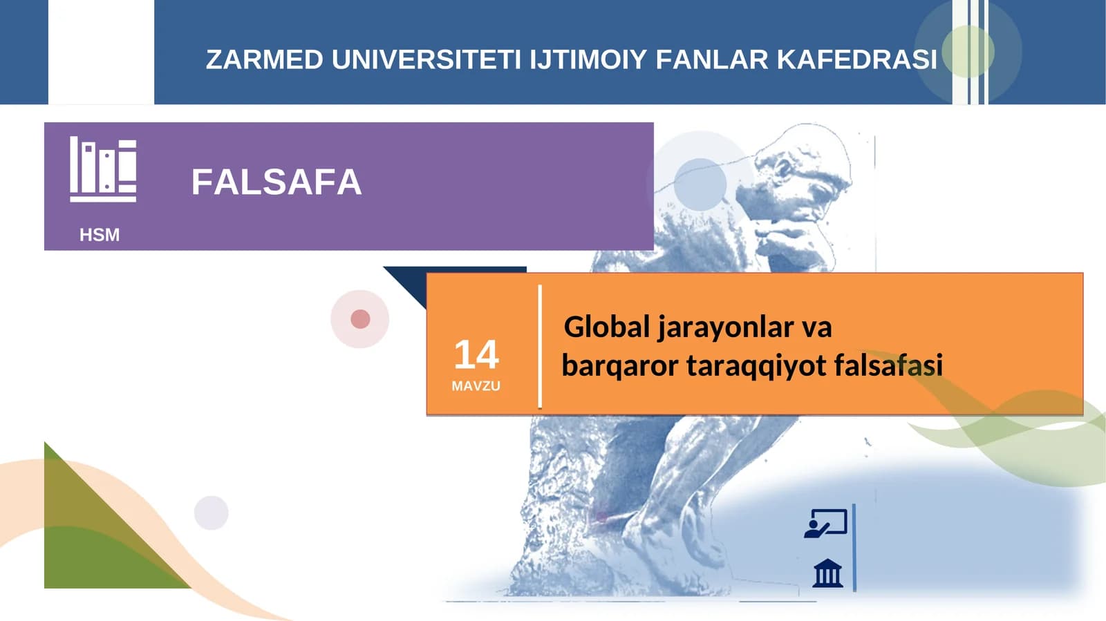 Global jarayonlar va barqaror taraqqiyot falsafasi
