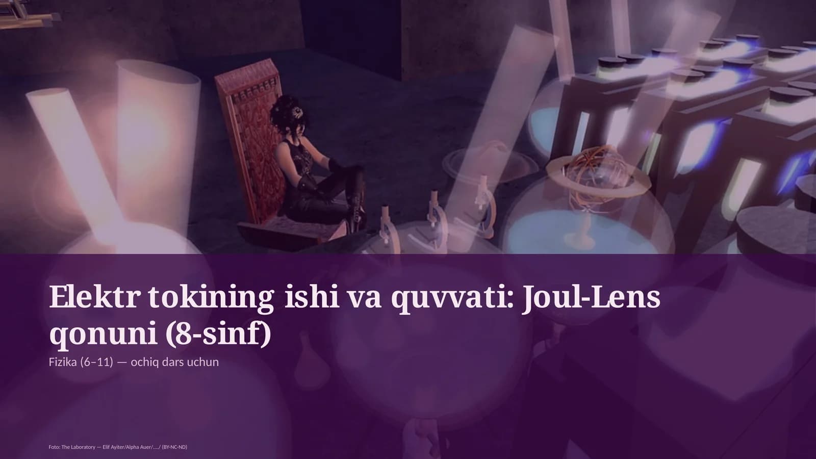 Elektr tokining ishi va quvvati: Joul-Lens qonuni (8-sinf)