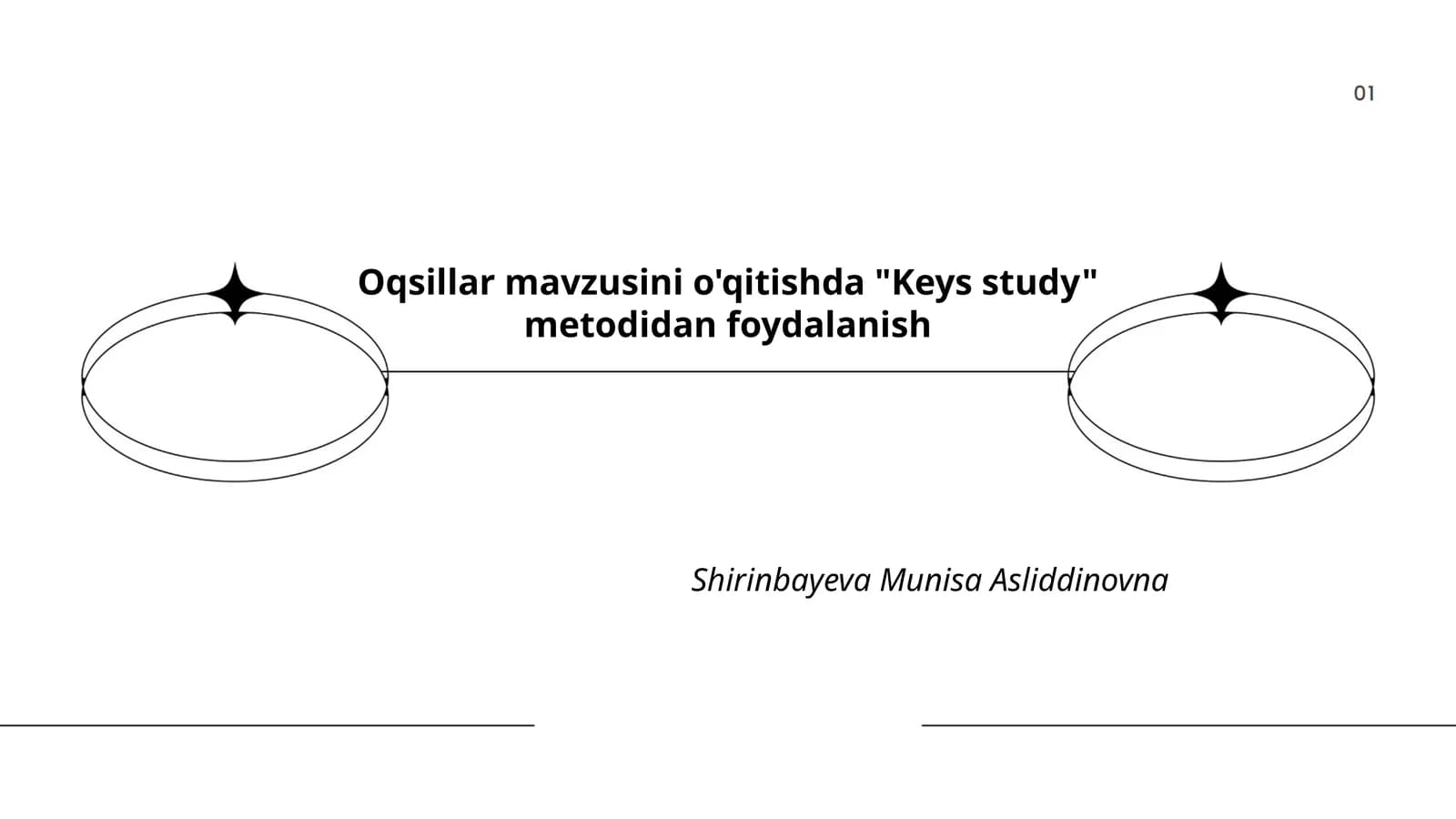 Oqsillar mavzusini o'qitishda "Keys study" metodidan foydalanish