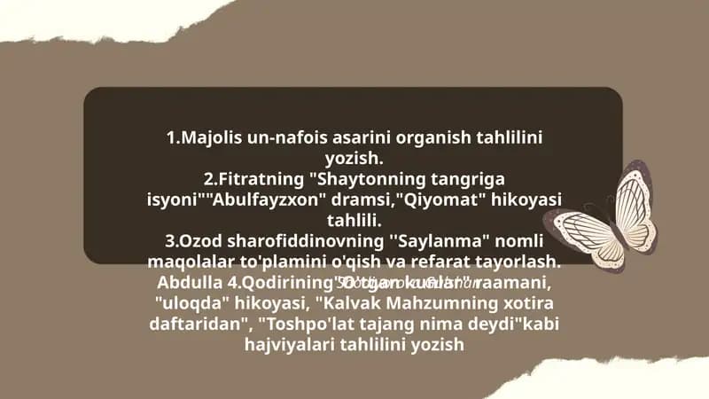 Saylanma nomli maqolalar to'plami tahlili