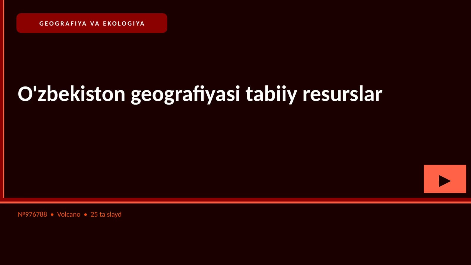 O'zbekiston geografiyasi tabiiy resurslar