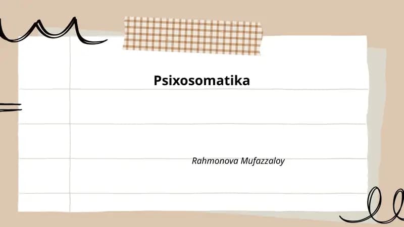 Psixosomatika