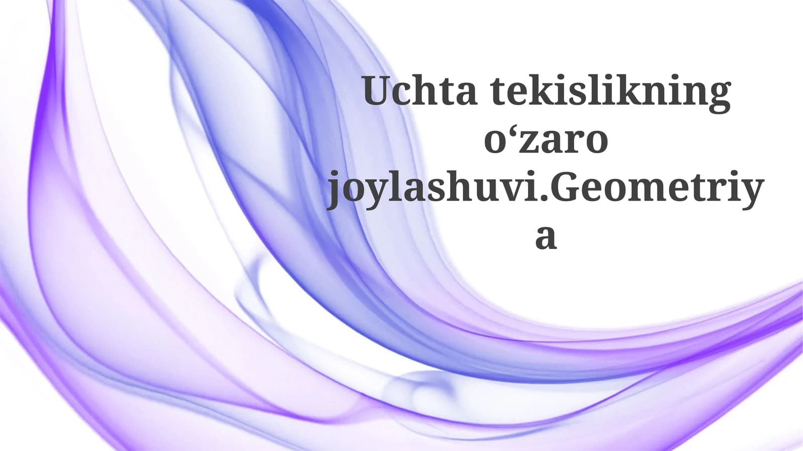 Geometriya