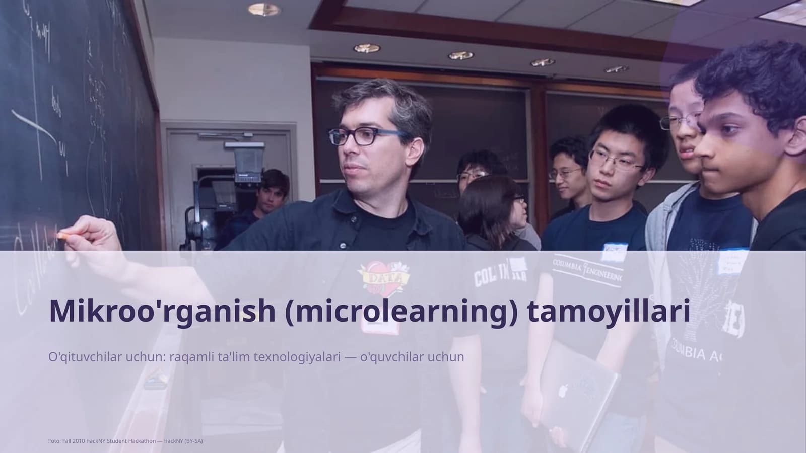 Mikroo'rganish (microlearning) tamoyillari