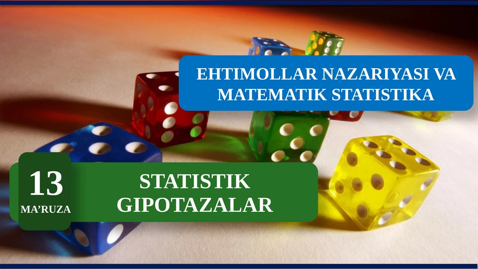 Statistik gipotezalar