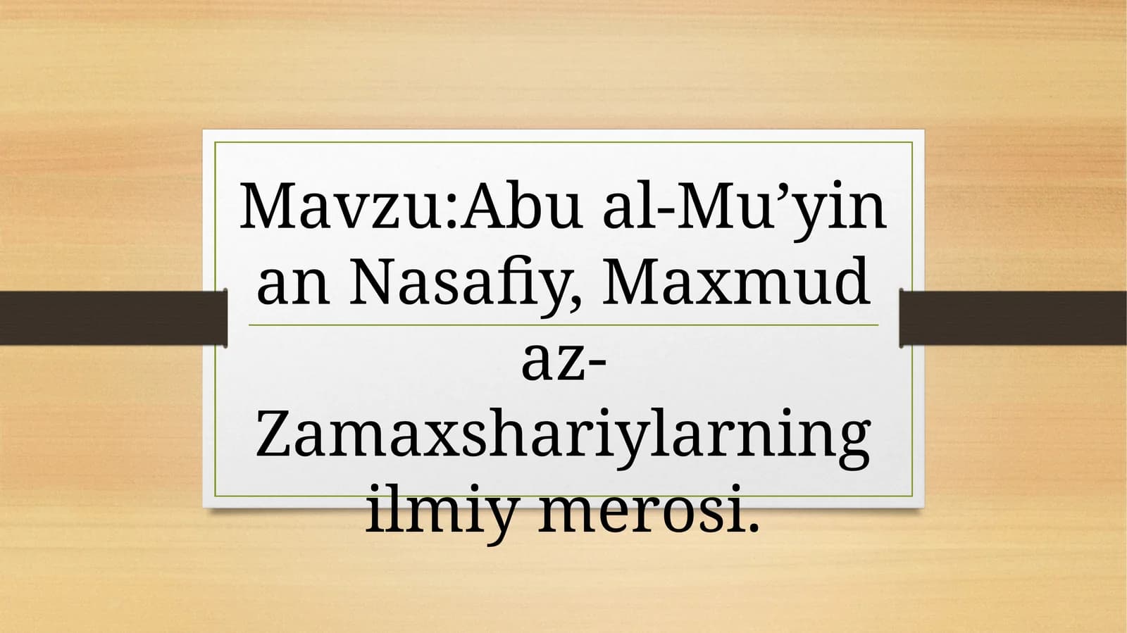 Abu al-Mu’iynan-Nasafiynomibi