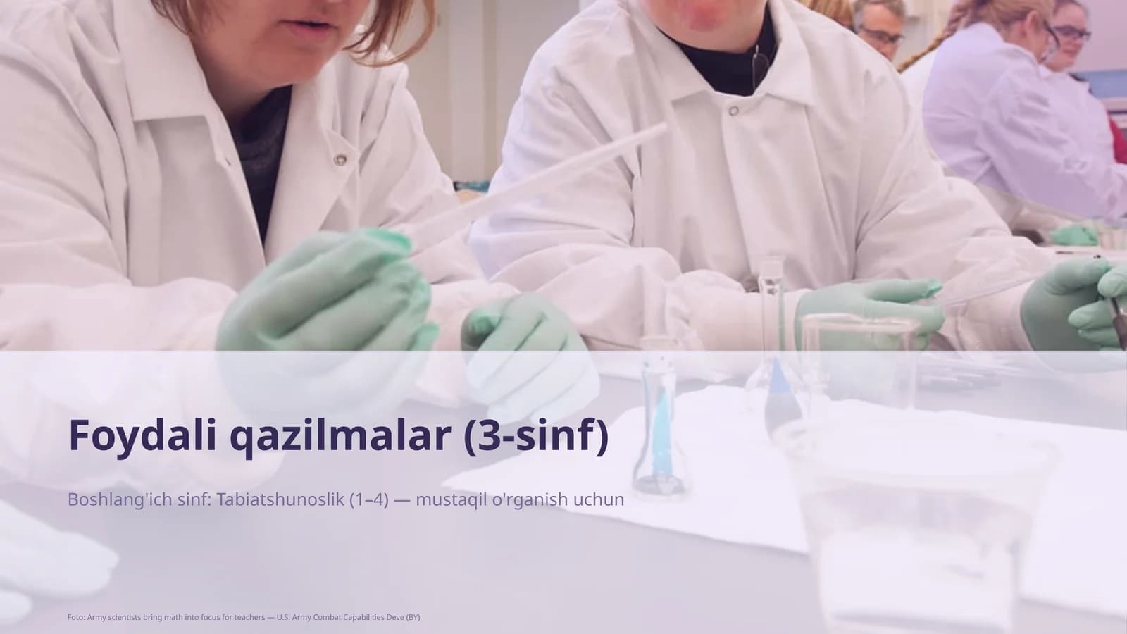 Foydali qazilmalar (3-sinf)