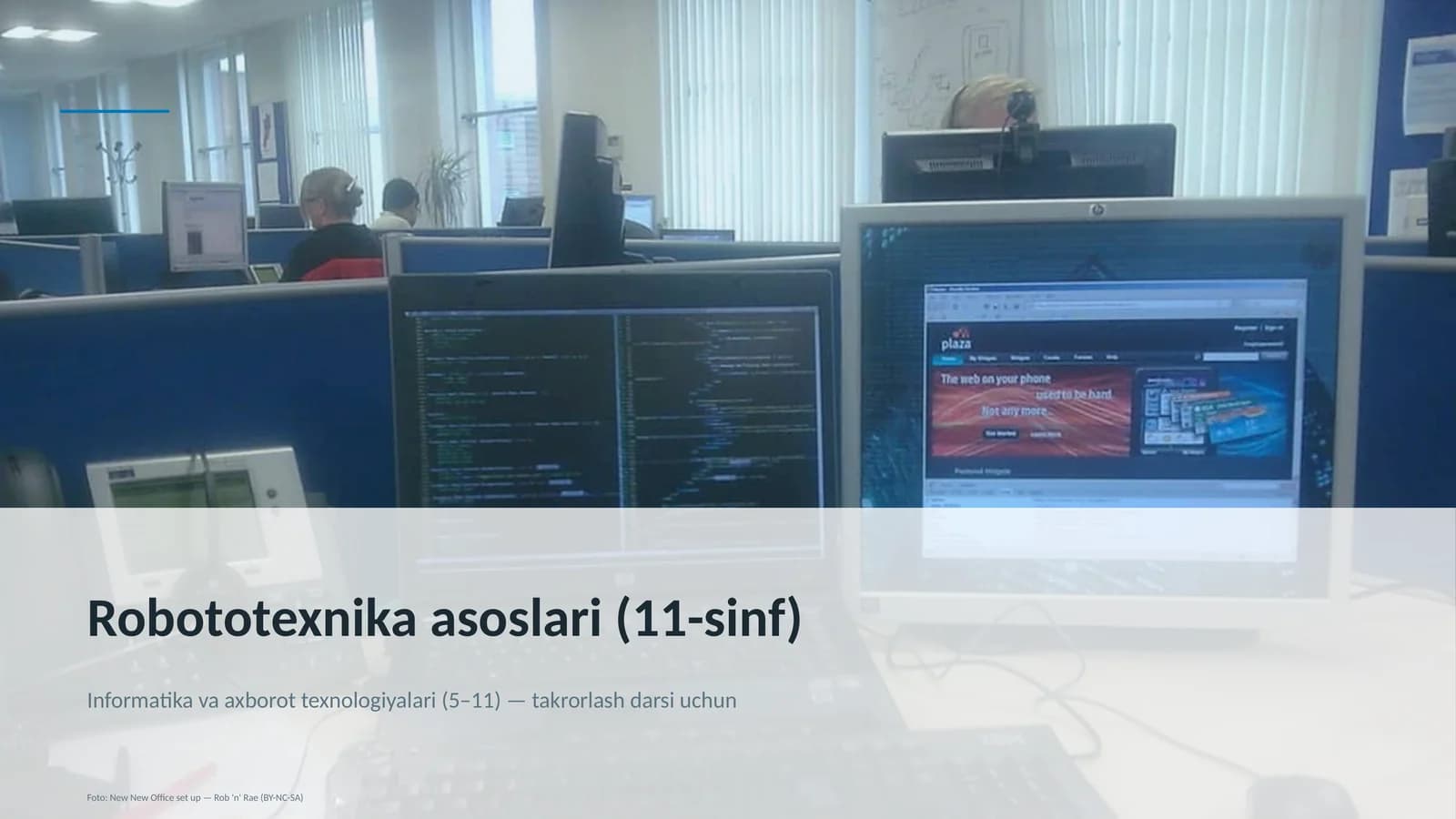 Robototexnika asoslari (11-sinf)