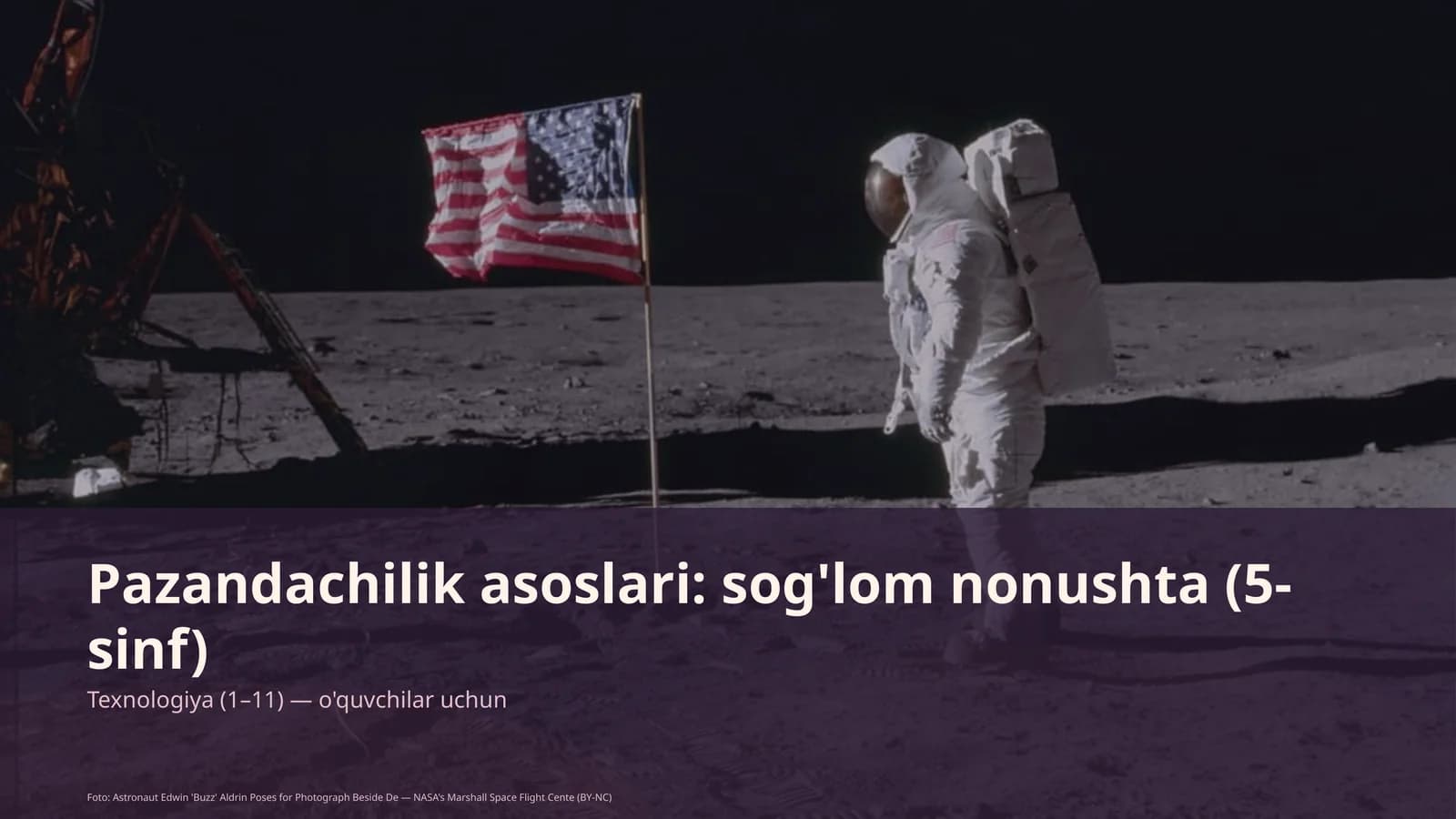 Pazandachilik asoslari: sog'lom nonushta (5-sinf)